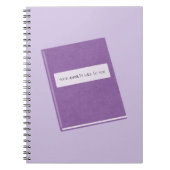 Je angst liegt tegen je notitieboek (Voorkant)