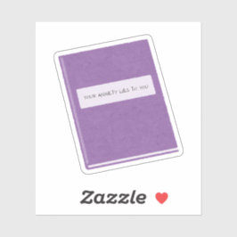 Je angst liegt tegen je sticker