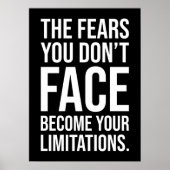 Je angst wordt beperkt, Gym, Hustle, Succes Poster (Voorkant)