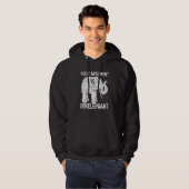 Je argument is onbelangrijk hoodie (Voorkant volledig)