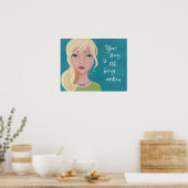 Je artikel - Fijne Kunst afdrukken Poster (Keuken)