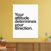 Je Attitude Bepaalt Je Richting Canvas Afdruk (Insitu (Woonkamer))
