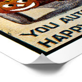 Je auto heeft een Happy Halloween Poster (Hoek)