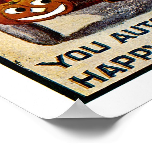 Je auto heeft een Happy Halloween Poster (Hoek)