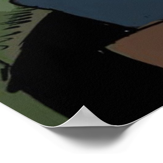 Je autodeur is een Poster van de pot. (Hoek)