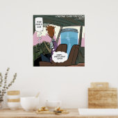 Je Autodeur Is Een Pot Funny Poster (Keuken)