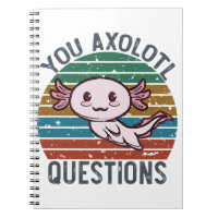 Je Axolotl Vragen Retro 90s Vintage Zonsondergang