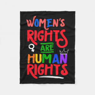 Je baarmoeder feministische vrouwenrechten zijn me fleece deken
