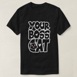 Je baas kat t-shirt