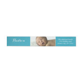 Je baby-jongen Foto Blue Return-adres (Individueel)