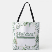 Je Bag Well geeft het. Tote Bag (Voorkant)