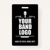 Je band Logo Badge (Voorkant)