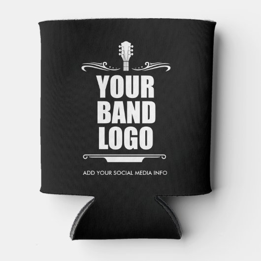 Je band Logo Blikjeskoeler (Voorkant)