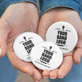 Je band Logo Ronde Button 5,7 Cm