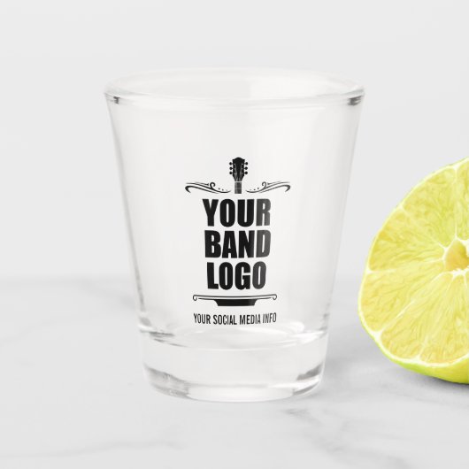 Je band Logo Shot Glas (Voorkant)