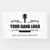 Je band Logo Spandoek (Horizontaal)