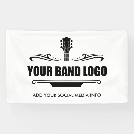 Je band Logo Spandoek (Horizontaal)