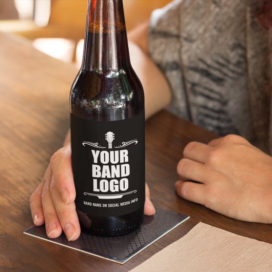 Je bandlogo - kies je achtergrondkleur bier etiket