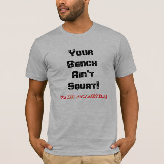Je bank is geen plein! Kracht T T-shirt