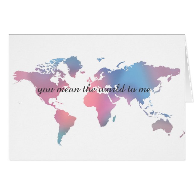 Je bedoelt de wereld voor mij (Voorkant Horizontaal)