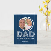 Je bedoelt de World Fathers Day Photo Card Kaart (Gele Bloem)