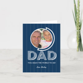 Je bedoelt de World Fathers Day Photo Card Kaart