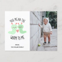 Je bedoelt de Worm voor mij Kawaii Pun Valentijn F