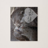 Je bedoelt een otterwereld voor mij, otters houden legpuzzel (Verticaal)