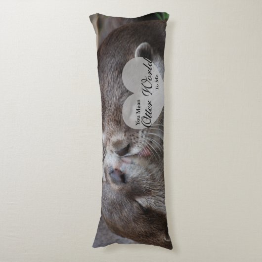 Je bedoelt een otterwereld voor mij, otters houden lichaamskussen (Voorkant Verticaal)