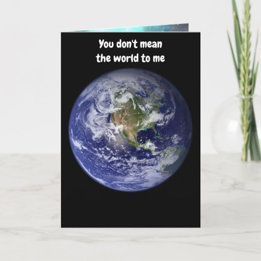 Je bedoelt geen kaart (Voorkant)