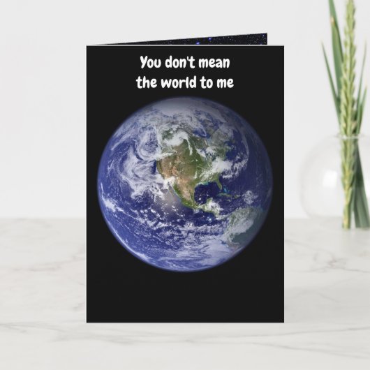 Je bedoelt geen kaart (Voorkant)