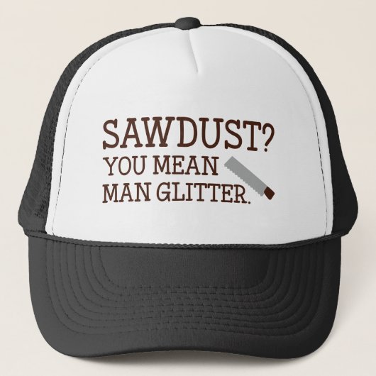 Je bedoelt Man Glitter Trucker Pet (Voorkant)