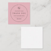 Je bedrijf bedankt je klassieke briefkaart (Voorkant / Achterkant)