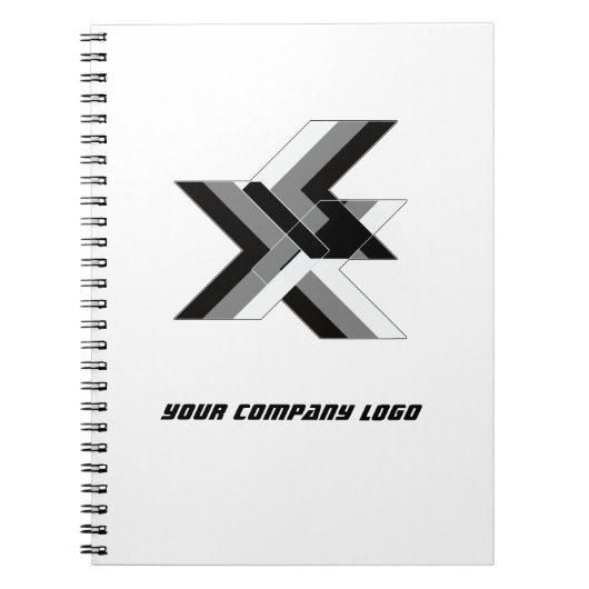JE BEDRIJF LOGO, gepersonaliseerd. Notitieboek (Voorkant)