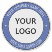 Je bedrijfsnaam E-mailpromotiesticker Sticker (Voorkant)