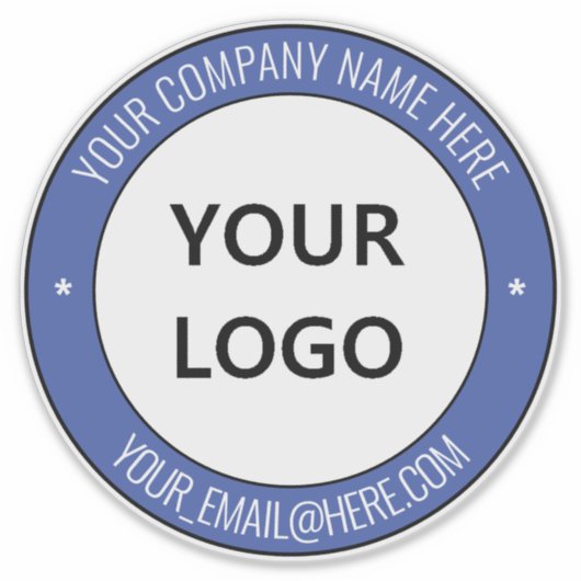 Je bedrijfsnaam E-mailpromotiesticker Sticker (Voorkant)