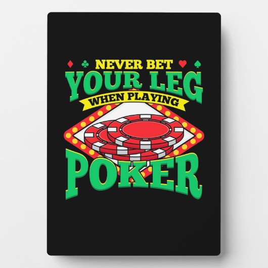 Je been bij het afspelen van poker fotoplaat (voorkant)