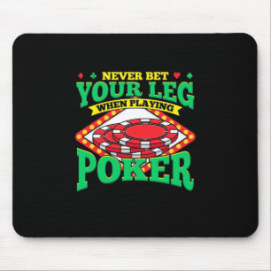 Je been bij het afspelen van poker muismat