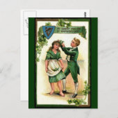 Je begroeten op St. Paddy's Day Briefkaart (Voorkant / Achterkant)