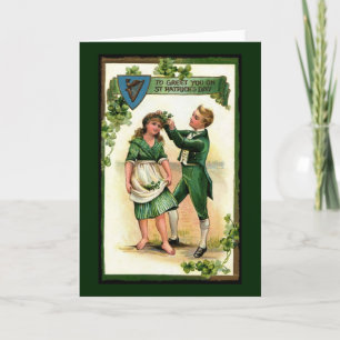 Je begroeten op St. Paddy's Day Kaart