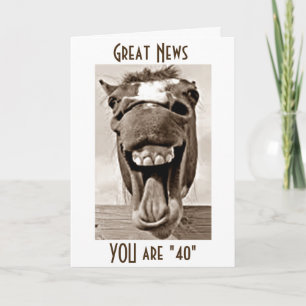 JE BENT 40 EN IK BEN NIET JARIG KAART