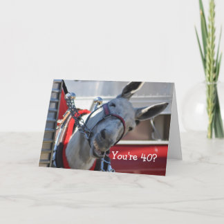 Je bent 40?.. LMAO... Vrolijke verjaardag! Kaart