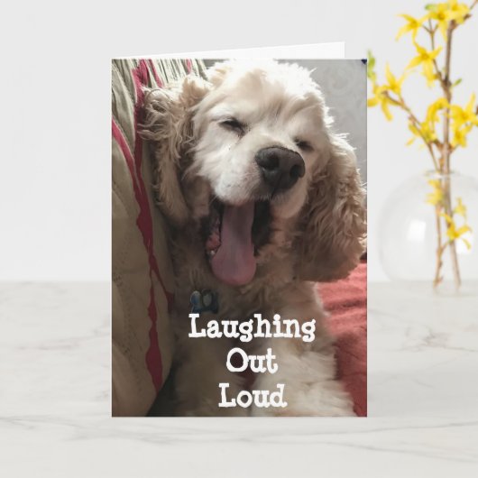 JE BENT***70*** AAN HET LACHEN KAART (Gele Bloem)