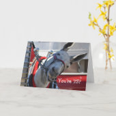 Je bent 75?... LMAO... Gelukkige verjaardag! Kaart (Gele Bloem)