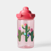 Je bent aan het lachen! Cactus Flowers Cute Waterfles (Achterkant)