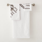 Je bent aangenaam bad handdoek (Insitu)