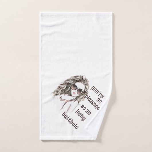 Je bent aangenaam bad handdoek (Handdoek)