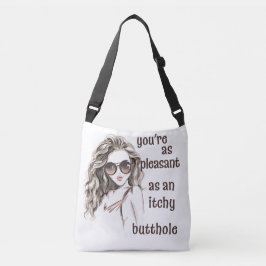 Je bent aangenaam crossbody tas