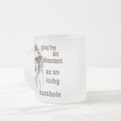 Je bent aangenaam matglas koffiemok (Voorkant links)