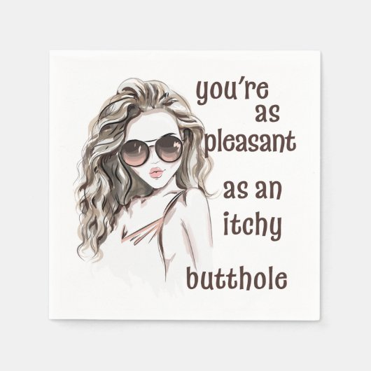 Je bent aangenaam servet (Voorkant)